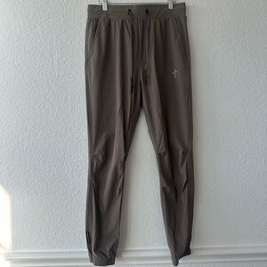 Three Nails Men's Taupe Jogger Pants